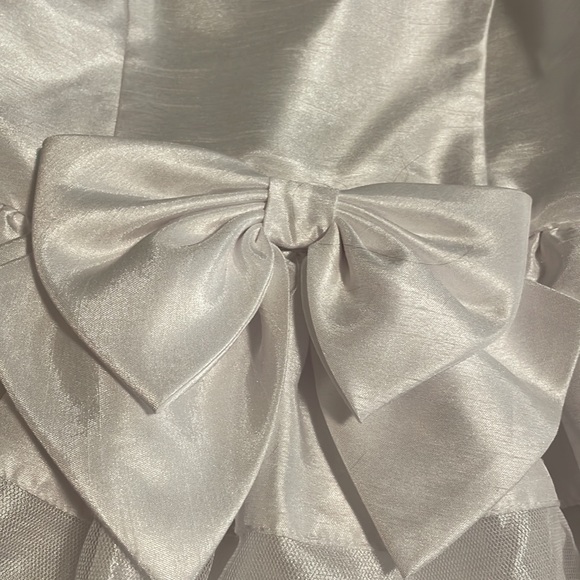 Zunie Girls Formal White Dress sz 7 Nordstrom - Picture 3 of 9